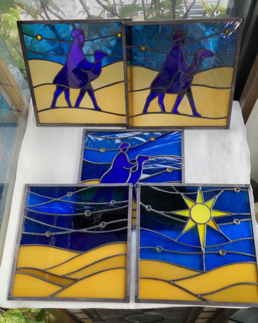 専用 ステンドグラスパネル /３人の賢者