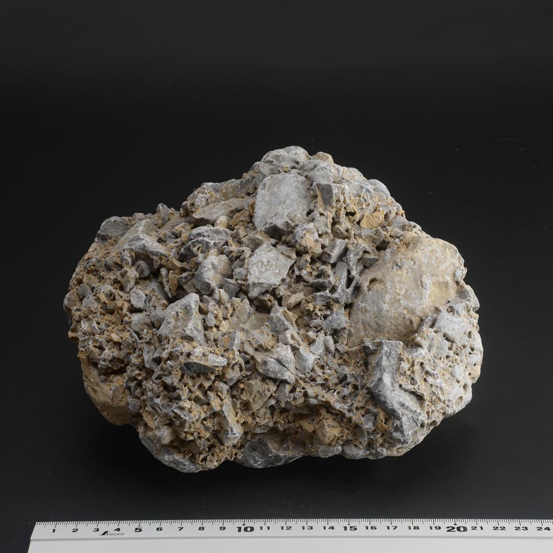 さざれ石（石灰質角礫岩 W22.5cm/D19.2cm/H12.5cm）077