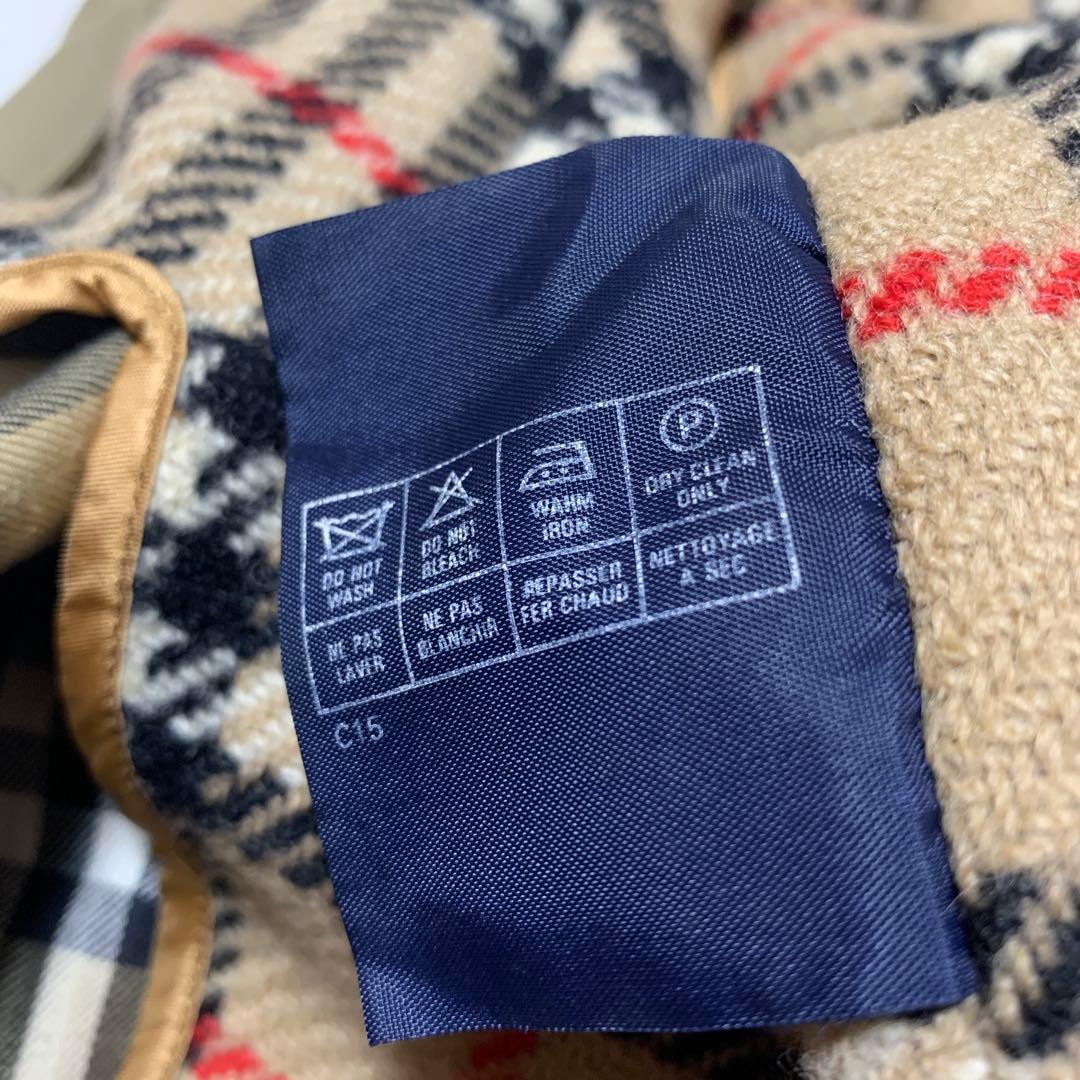 バーバリーズ 英国製 ステンカラーコート ノバチェック ライナー ベージュ 48