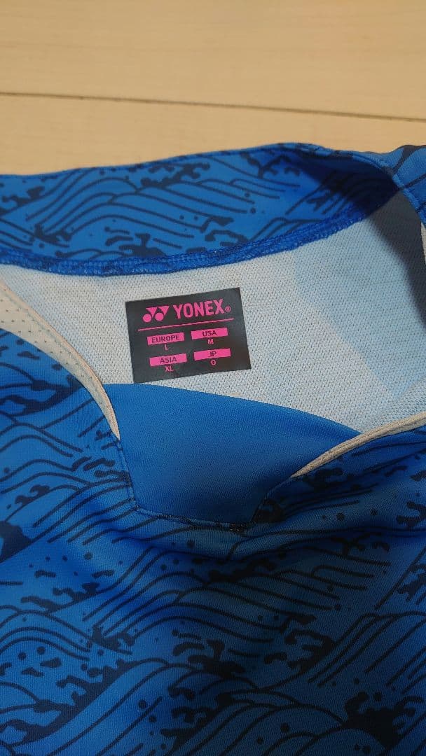 美品 YONEX テニスウェア 波柄 スコートセットアップ Osize