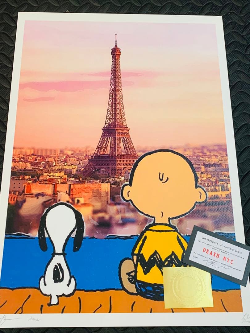 世界限定100点　正規品DEATH NYC ポップアート パリ エッフェル塔