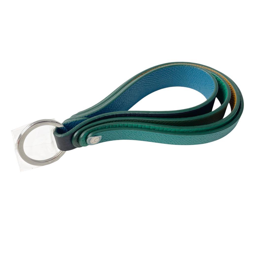 未使用 エルメスHERMES プティアッシュ レインボーキーリング エプソン.