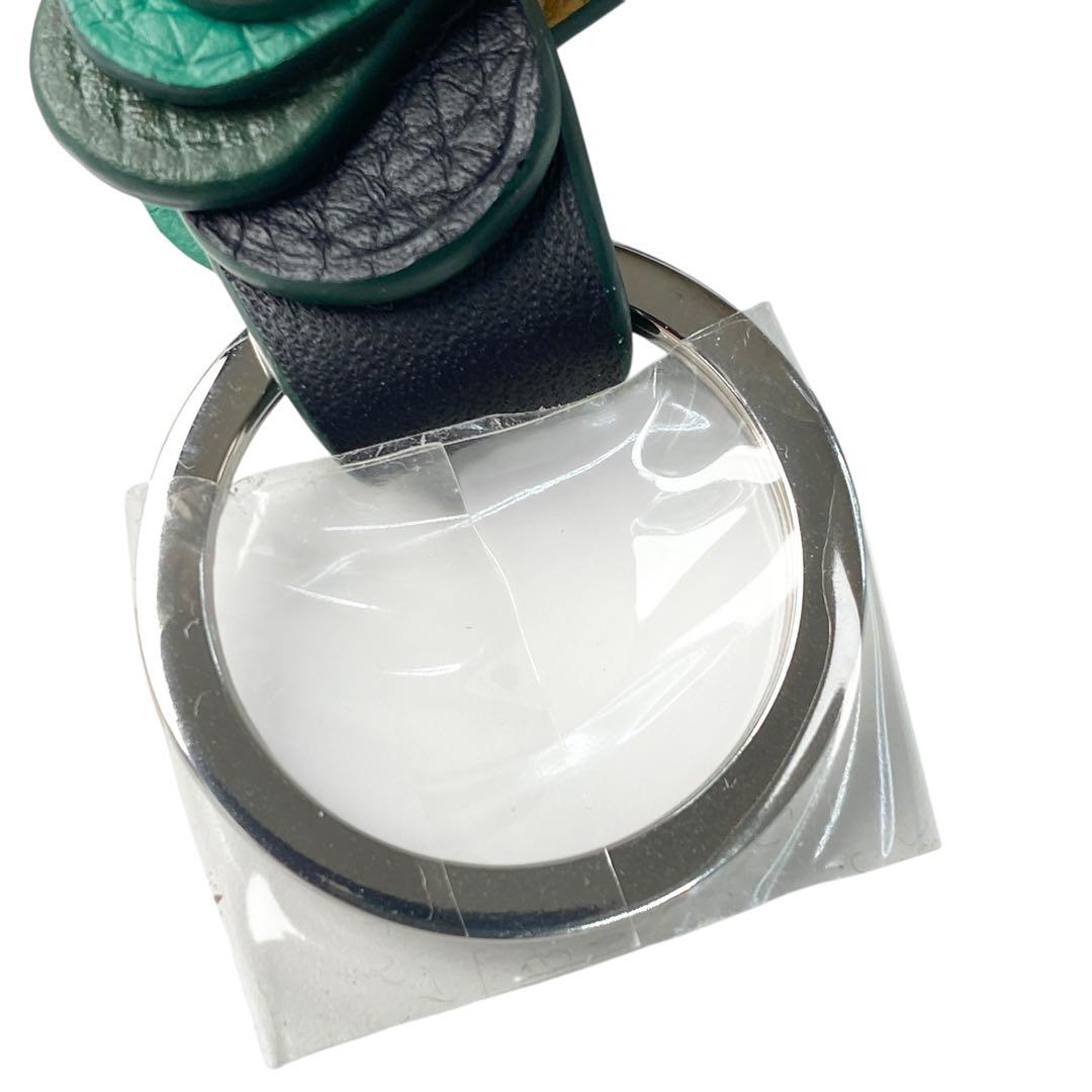 未使用 エルメスHERMES プティアッシュ レインボーキーリング エプソン.