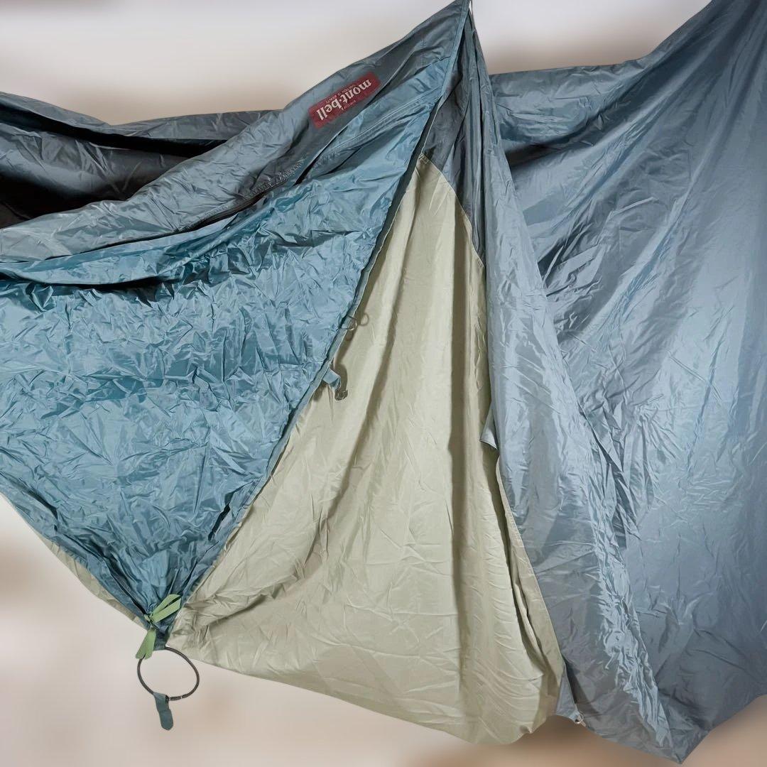 【純正シート付】極美品 モンベル ムーンライトテント3型 アイボリー 廃盤 希少