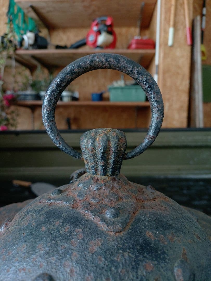 吊り灯籠　蝉つき　　アンティーク　雑貨　骨董　吊灯籠　灯り　照明　庭　インテリア