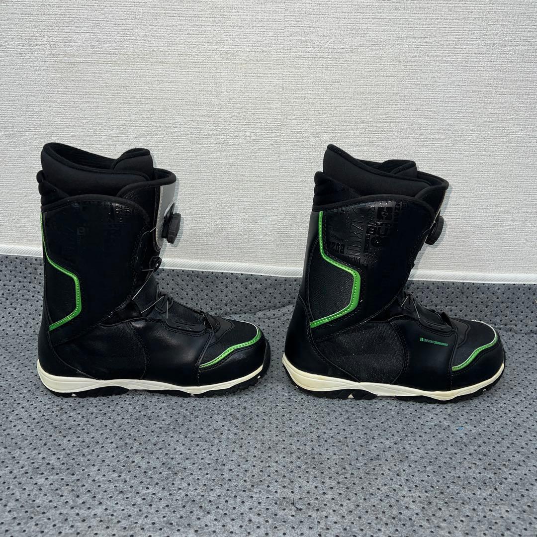 7-8回使用 メンズ 26cm BUZRUN BOAダイヤル スノーボードブーツ