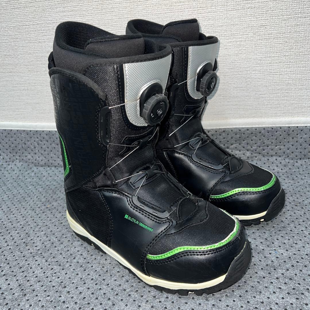 7-8回使用 メンズ 26cm BUZRUN BOAダイヤル スノーボードブーツ