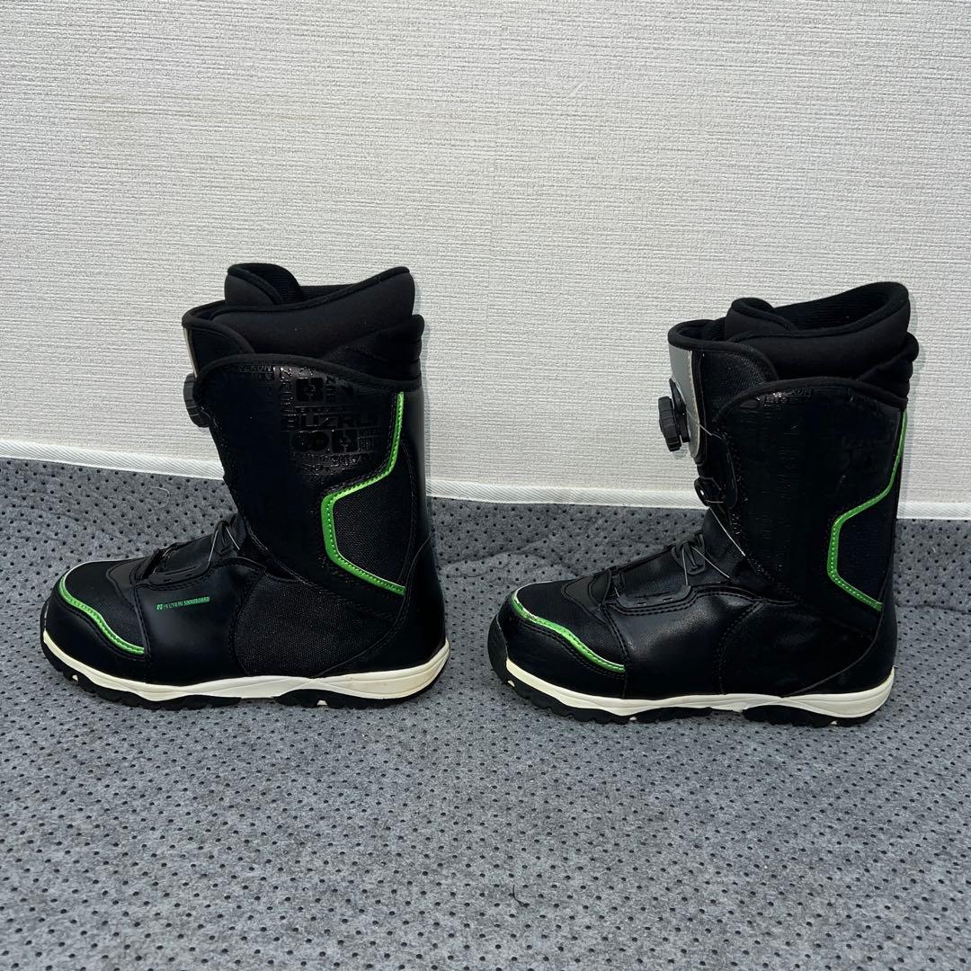 7-8回使用 メンズ 26cm BUZRUN BOAダイヤル スノーボードブーツ