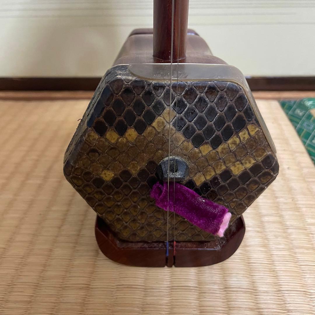 二胡 名師堂 紅壇 弓＆ケース付き