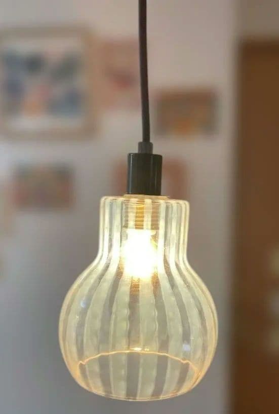 廣田硝子×玉置潤平 乳白硝子ペンダントライト