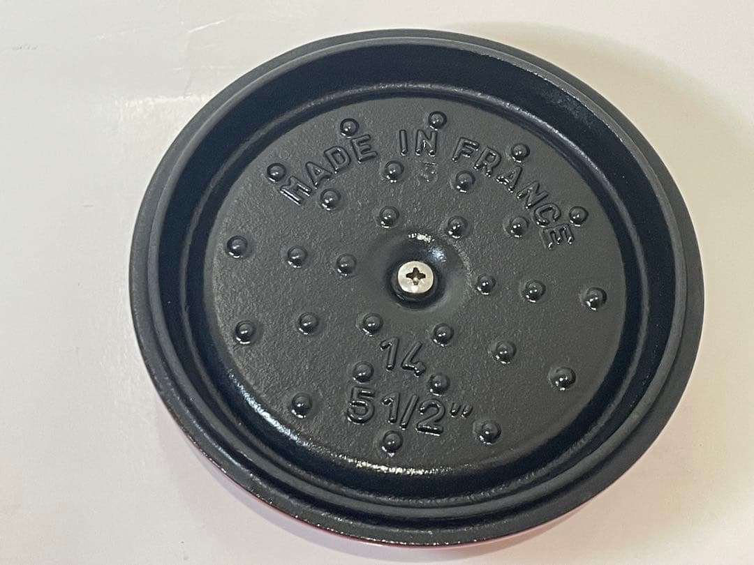 ストウブ　ココット 14cm チェリー　鍋敷きセット