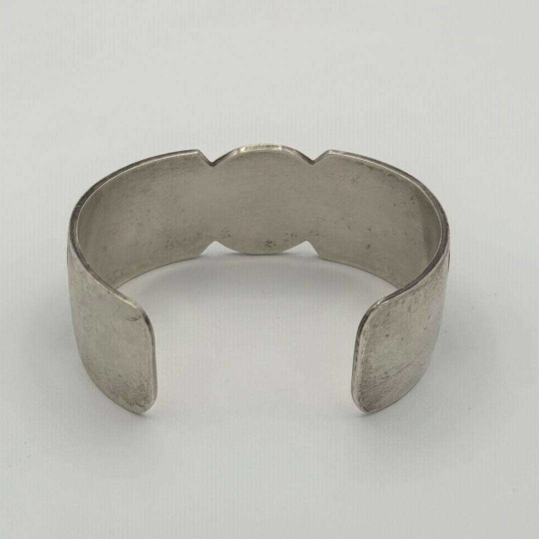 ホピ族　バングル　Mark Tawahongva レア　スターリング