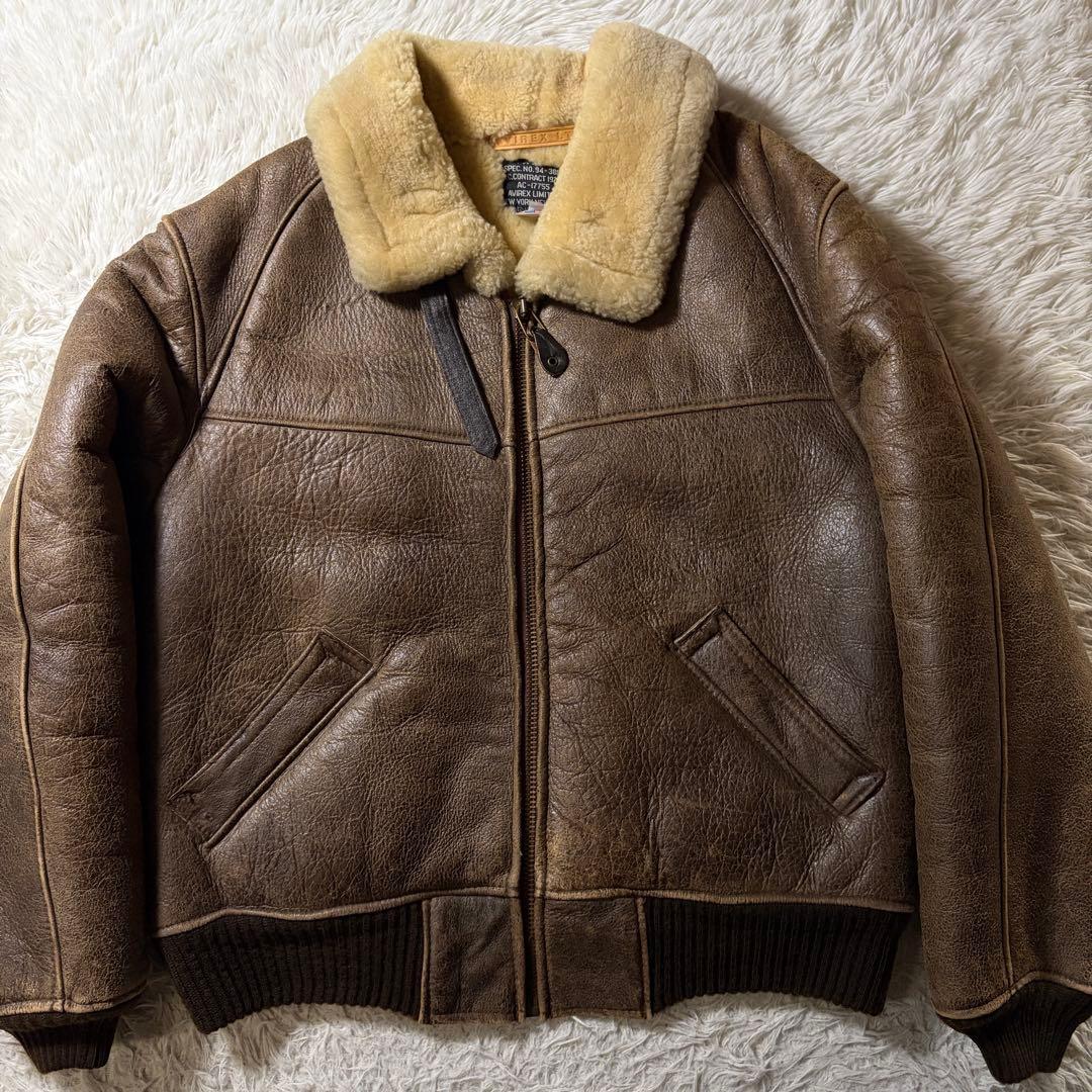 ク*ロ様 【米国製/42サイズ】AVIREX フライトジャケット　B-6 ムート