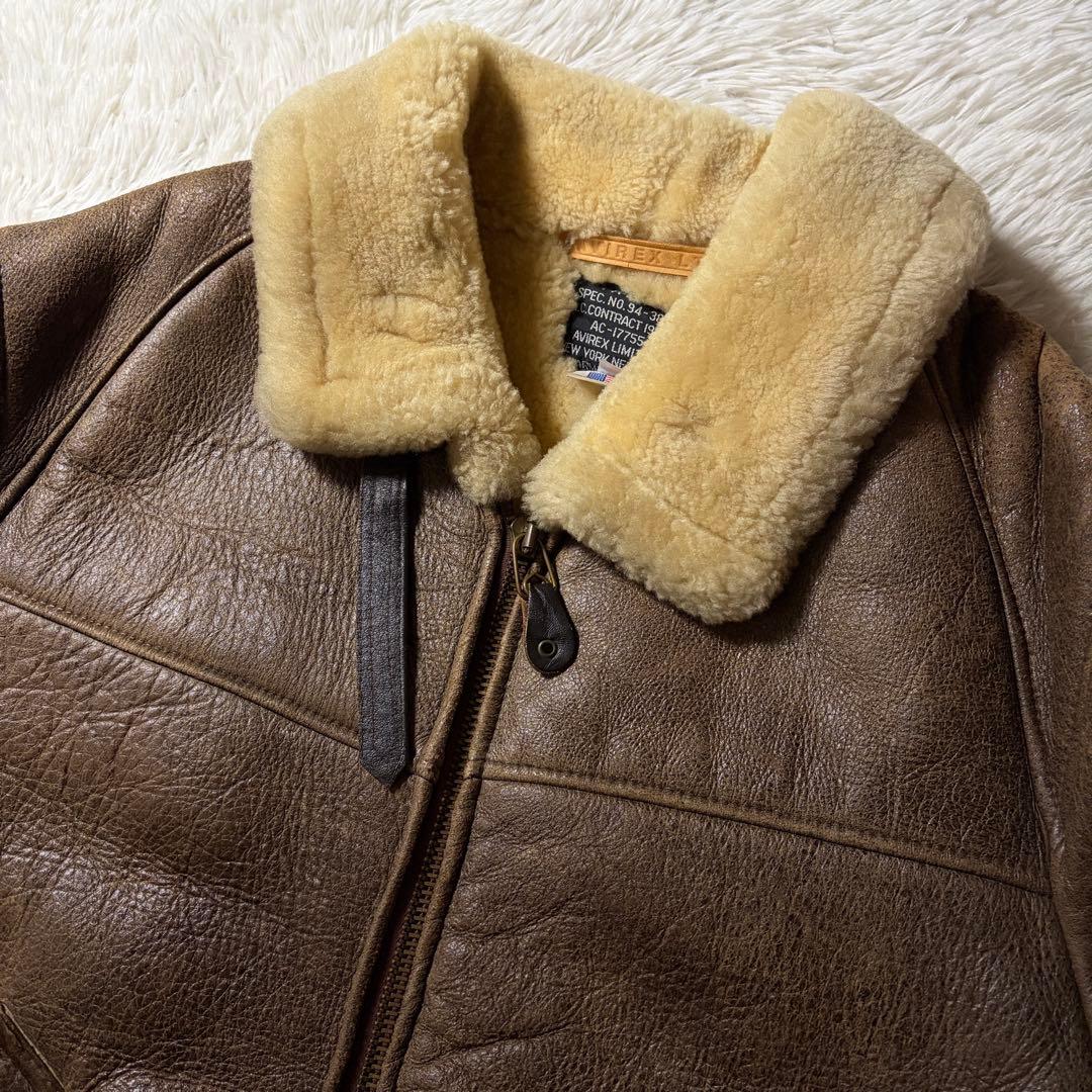 ク*ロ様 【米国製/42サイズ】AVIREX フライトジャケット　B-6 ムート