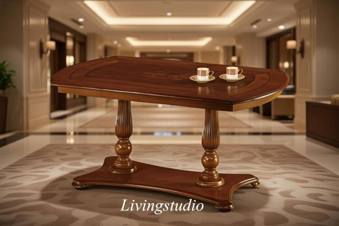 イタリア センターテーブル リビングテーブル 象嵌 アンティーク 205-1