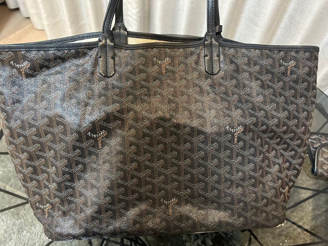 【Akkiy】⭐︎ゴヤール サンルイ PM トートバック【ブラック】