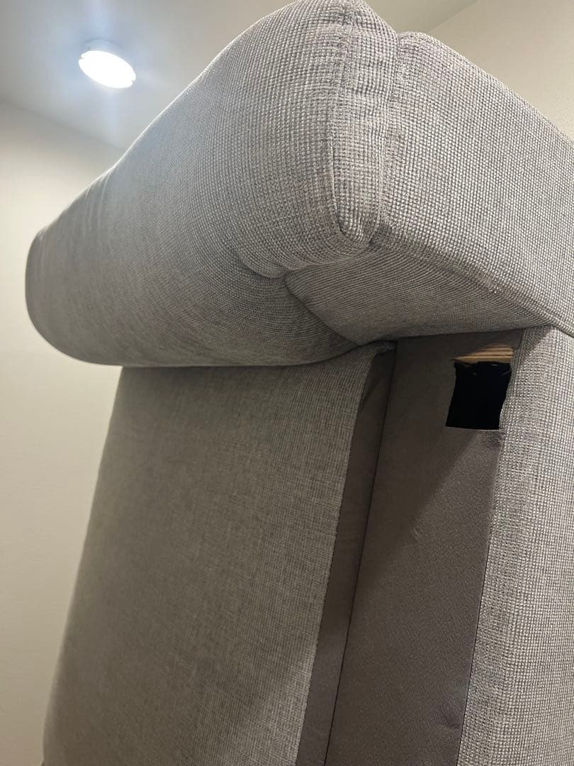 【新品未使用】ニトリ３人掛け布張りソファ　LB07 LGY ※直接取引希望