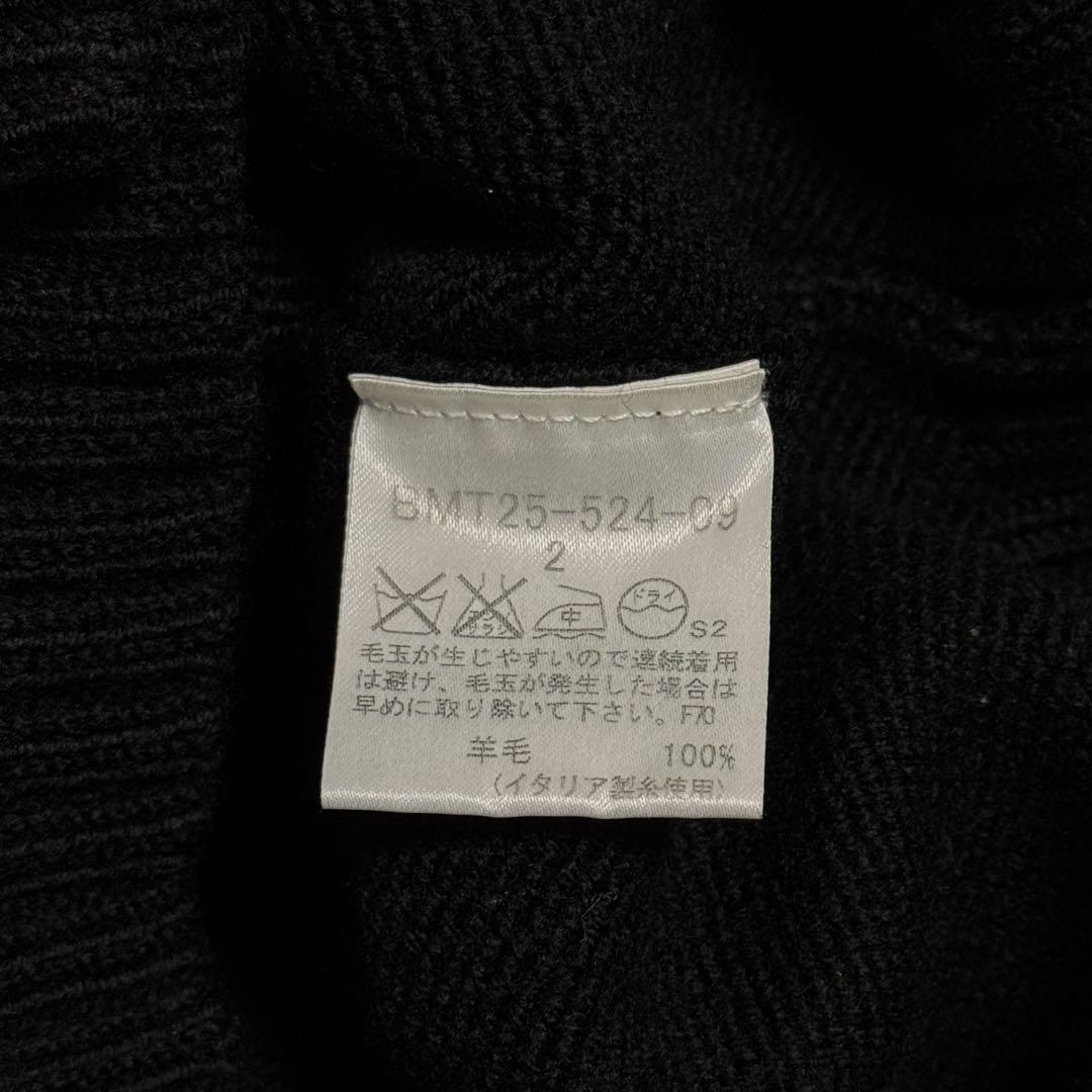 BURBERRY BLACK LABEL イタリア製糸 ニットカーディガン 2