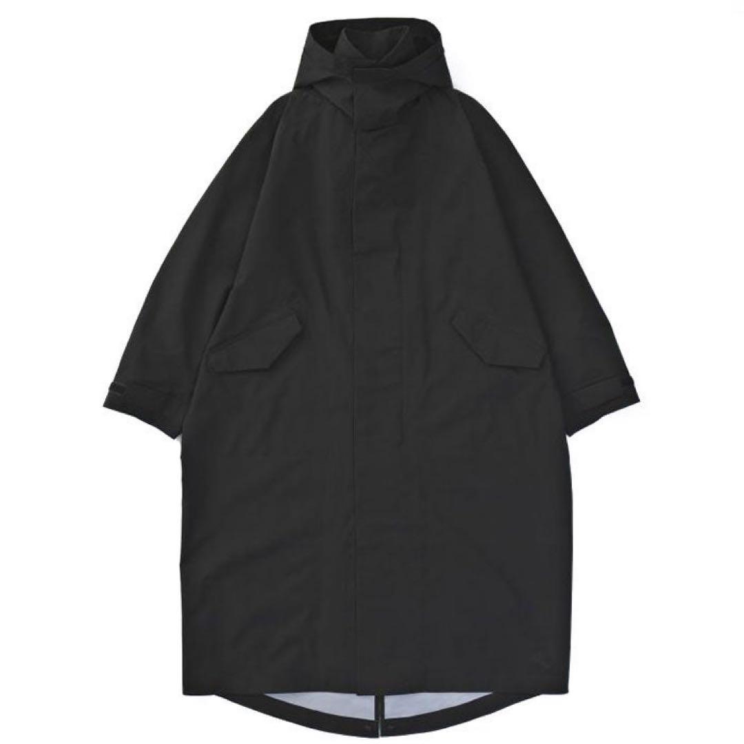 VICTIMシームレス フードコートSEAMLESSBIG COATレインコート
