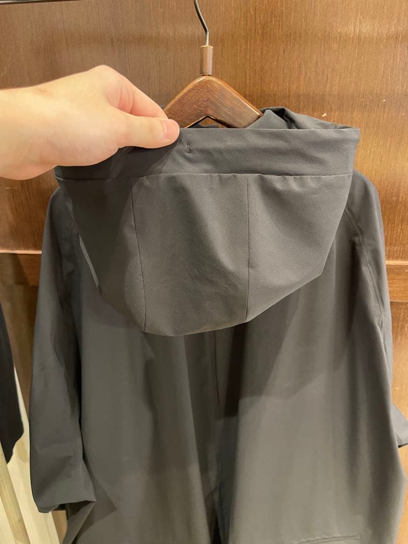 VICTIMシームレス フードコートSEAMLESSBIG COATレインコート