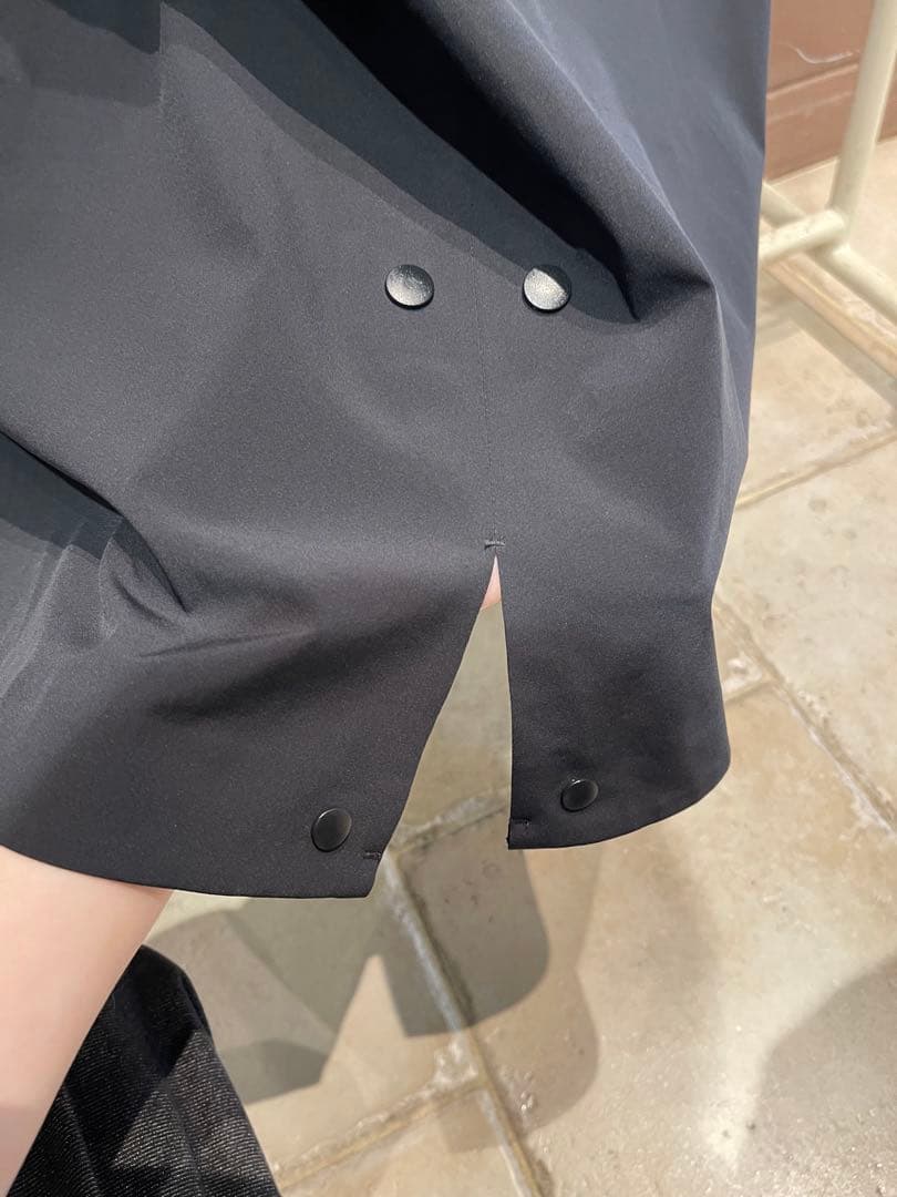 VICTIMシームレス フードコートSEAMLESSBIG COATレインコート