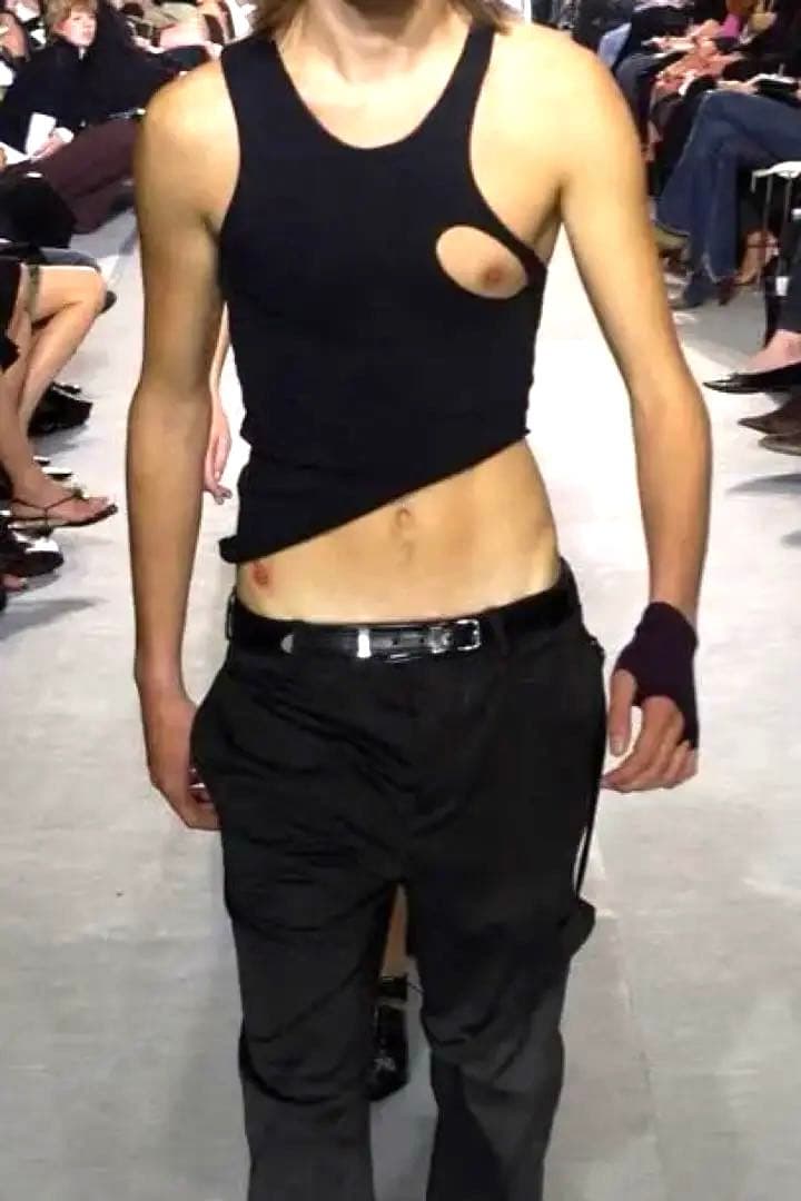 helmut lang 本人期03ss ベルト　レザー　アーカイブ　ボンテージ