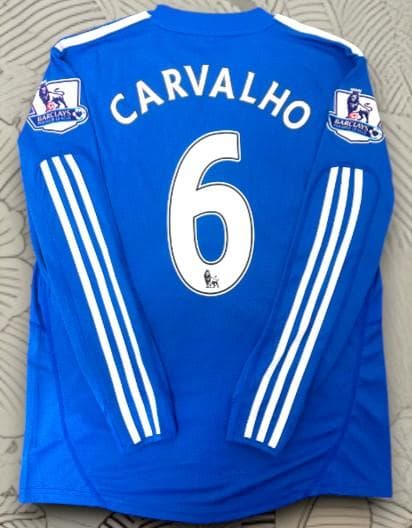 チェルシー 09/10 ホーム 長袖 ユニフォーム 6番 R・カルバーリョ