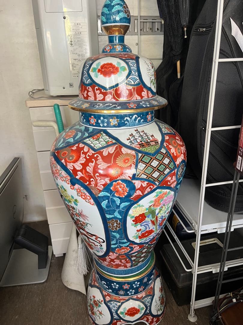 金龍釜　博山作