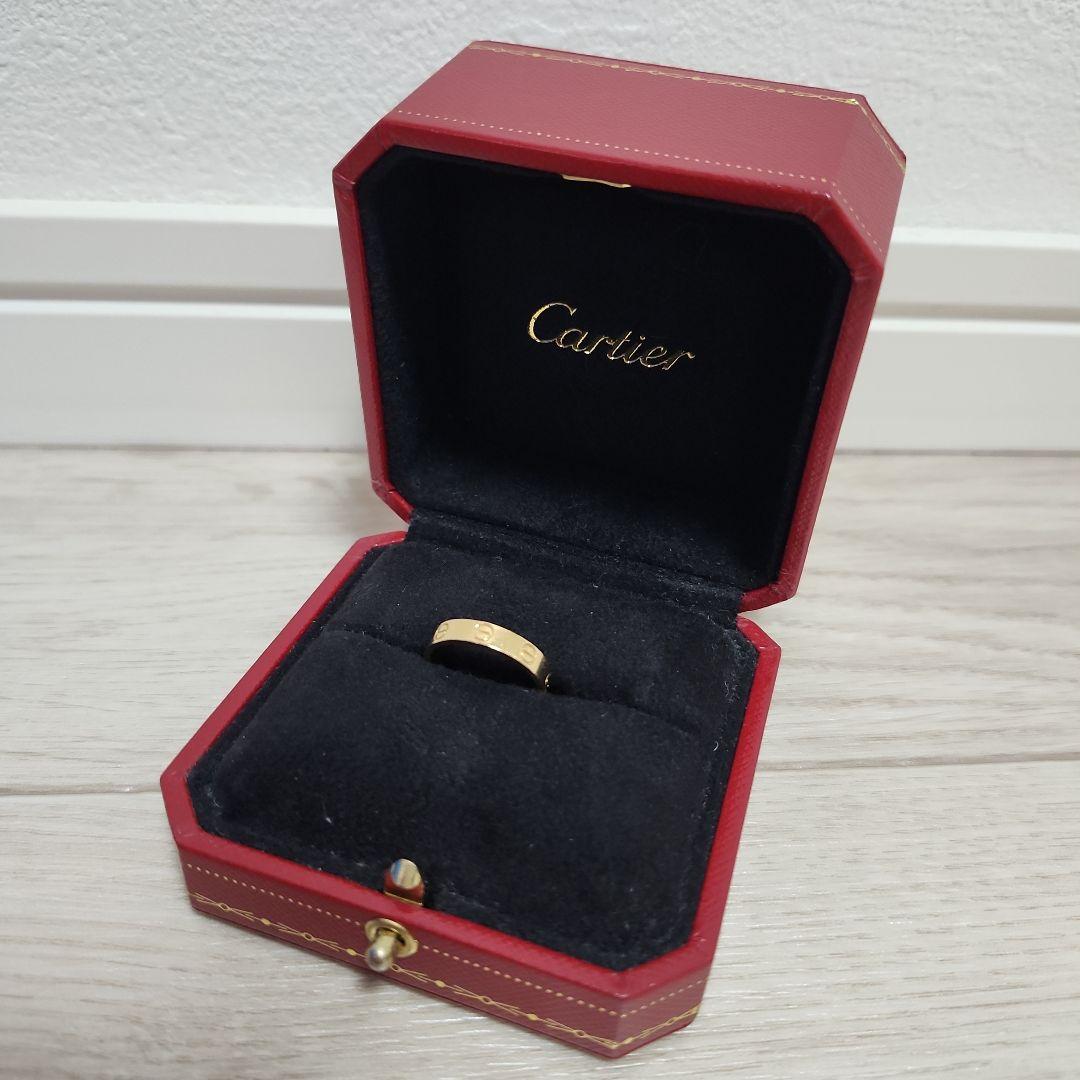 カルティエ　ミニラブリング　イエローゴールド　Cartier　10号