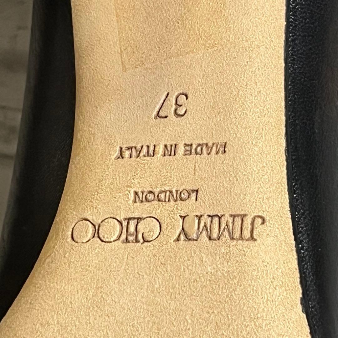 JIMMY CHOO ジミーチュウ ブラック 黒 レザー パンプス