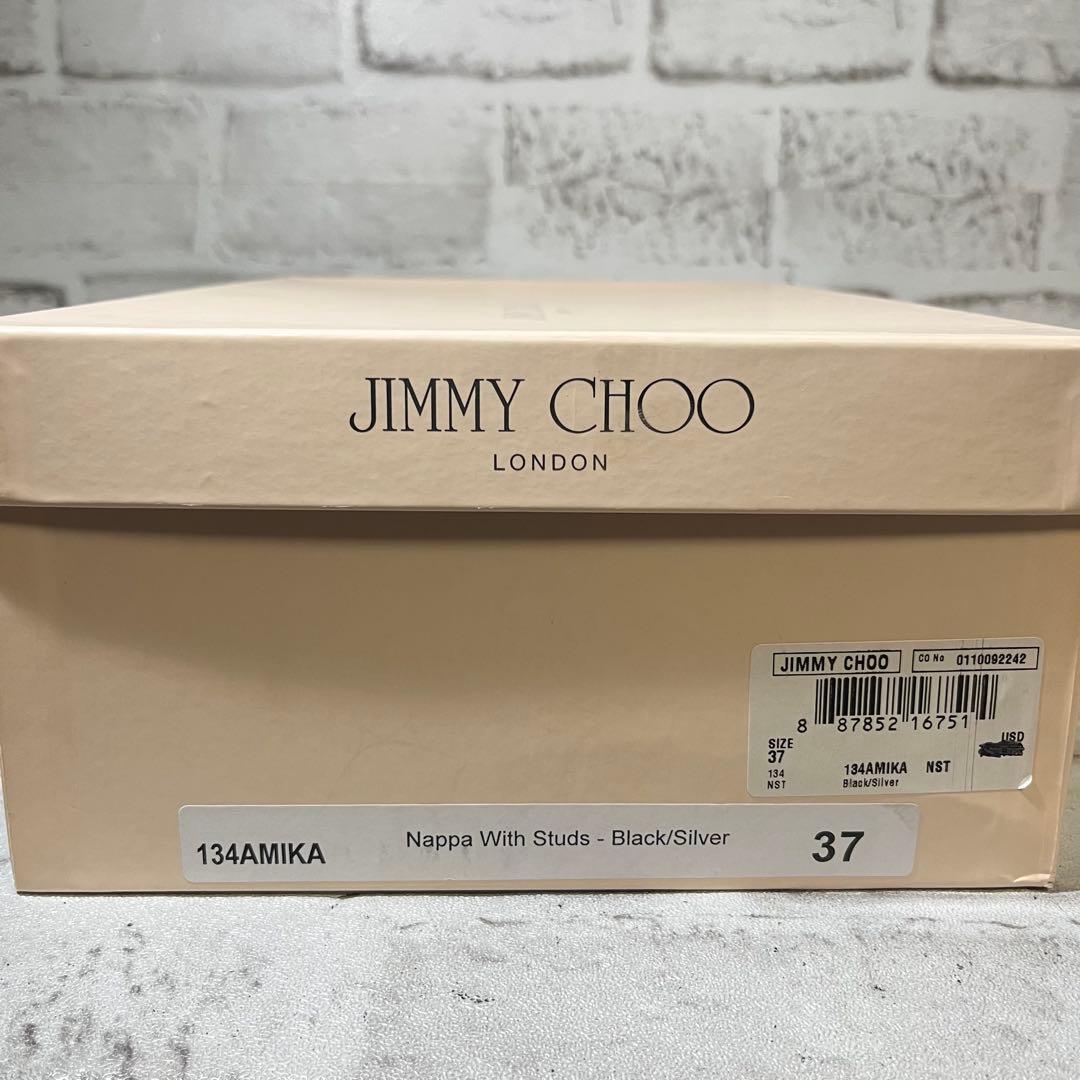 JIMMY CHOO ジミーチュウ ブラック 黒 レザー パンプス