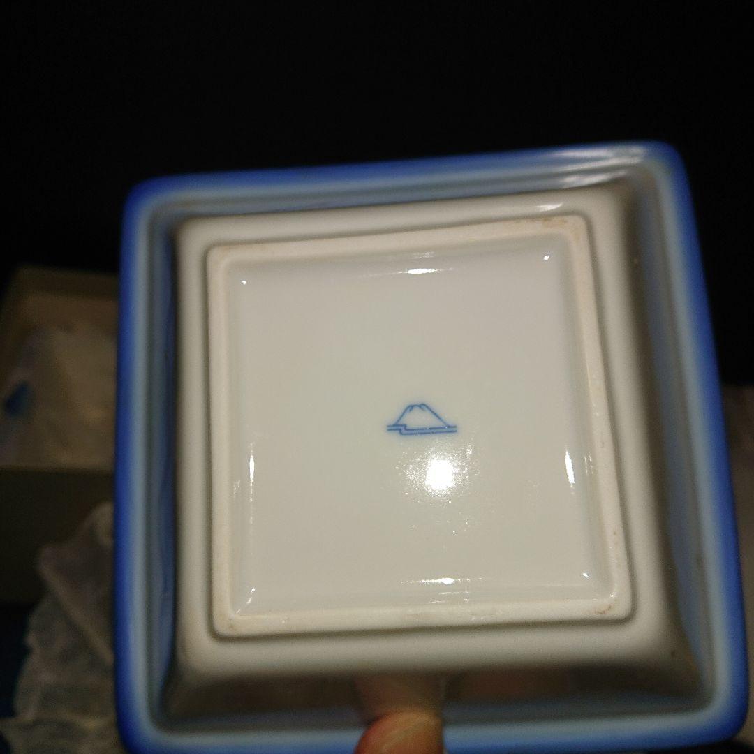 深川製磁染付高級器、竹