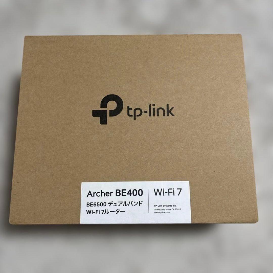 【新品未使用】TP-Link Archer BE400 Wi-Fi7 ルーター