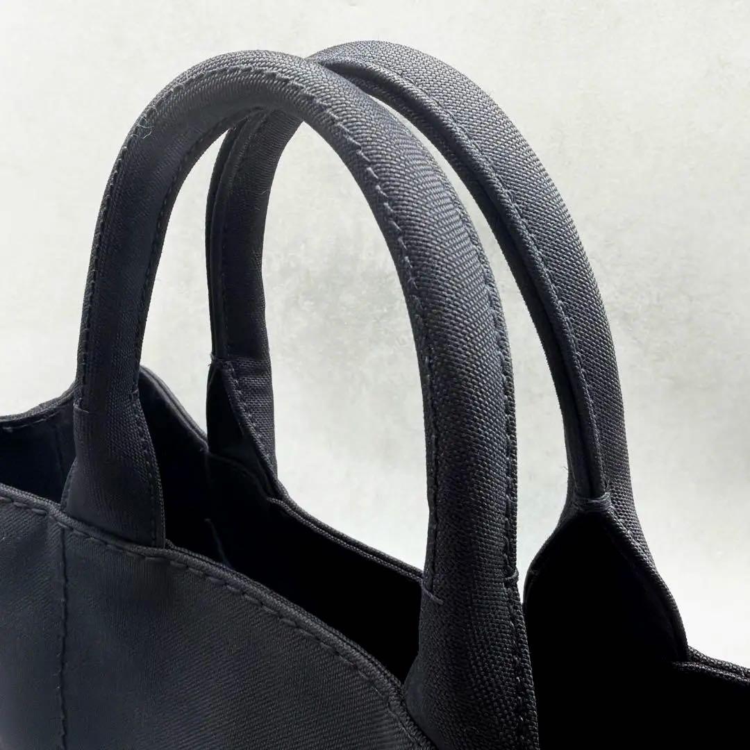 PRADA プラダ カナパ S ハンドバッグ ショルダー付 2way ブラック