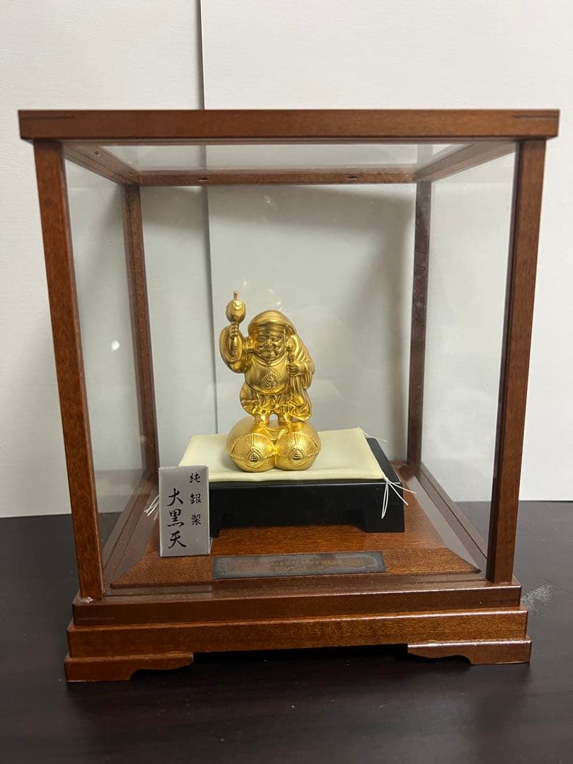 ケース無し　純銀製　大黒天　置物　縁起物