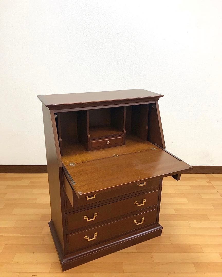 マルニ木工 地中海シリーズ ライティングビューロー デスク チェスト 机