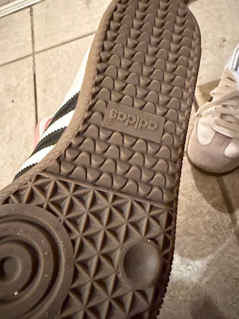 adidas サンバ　ホワイト　24.5