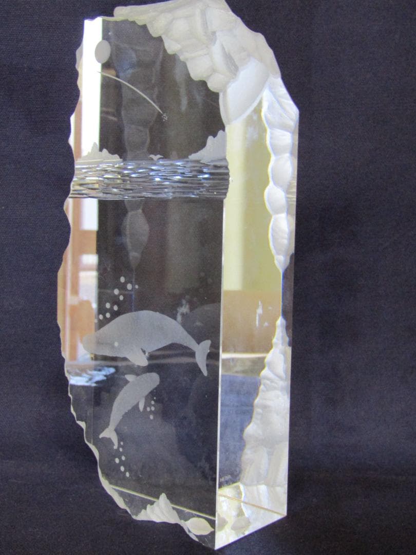 HOYAクリスタル　限定品　クリスタル海洋生物彫刻　希少品