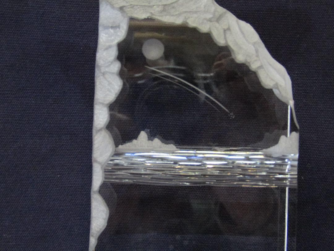 HOYAクリスタル　限定品　クリスタル海洋生物彫刻　希少品