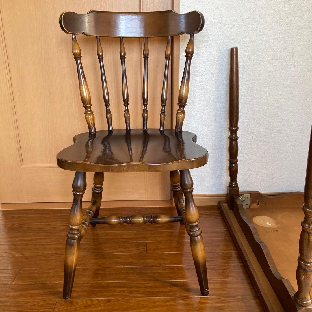 【お値下げしました】キツツキ　ウィンザーチェア　ダイニングチェア