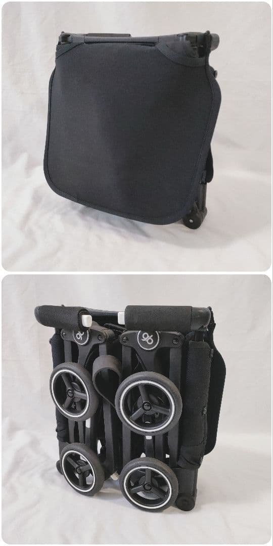 gb ポキット ベビーカー 黒 軽量折りたたみ 移動に便利