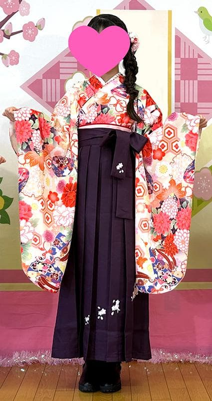 キャサリンコテージ　袴　5点セット　150サイズ　髪飾りと肌襦袢もセット