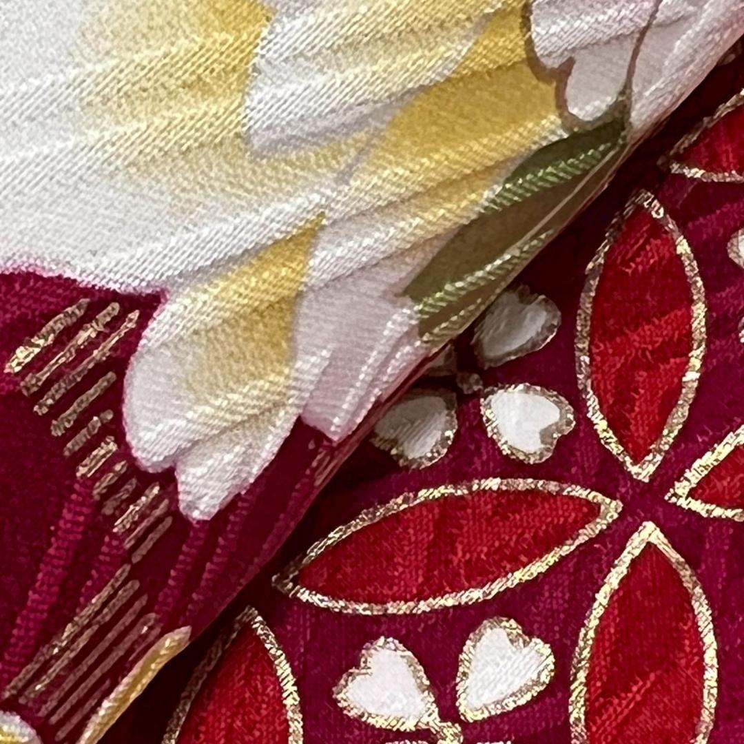 KJ2524 振袖 身丈165cm 正絹 着物 成人式 トールサイズ