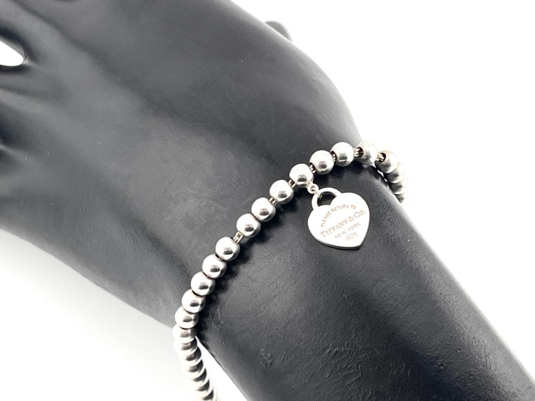 c973ティファニー　リターントゥ　ミニハートタグ　ボールチェーン　ブレスレット