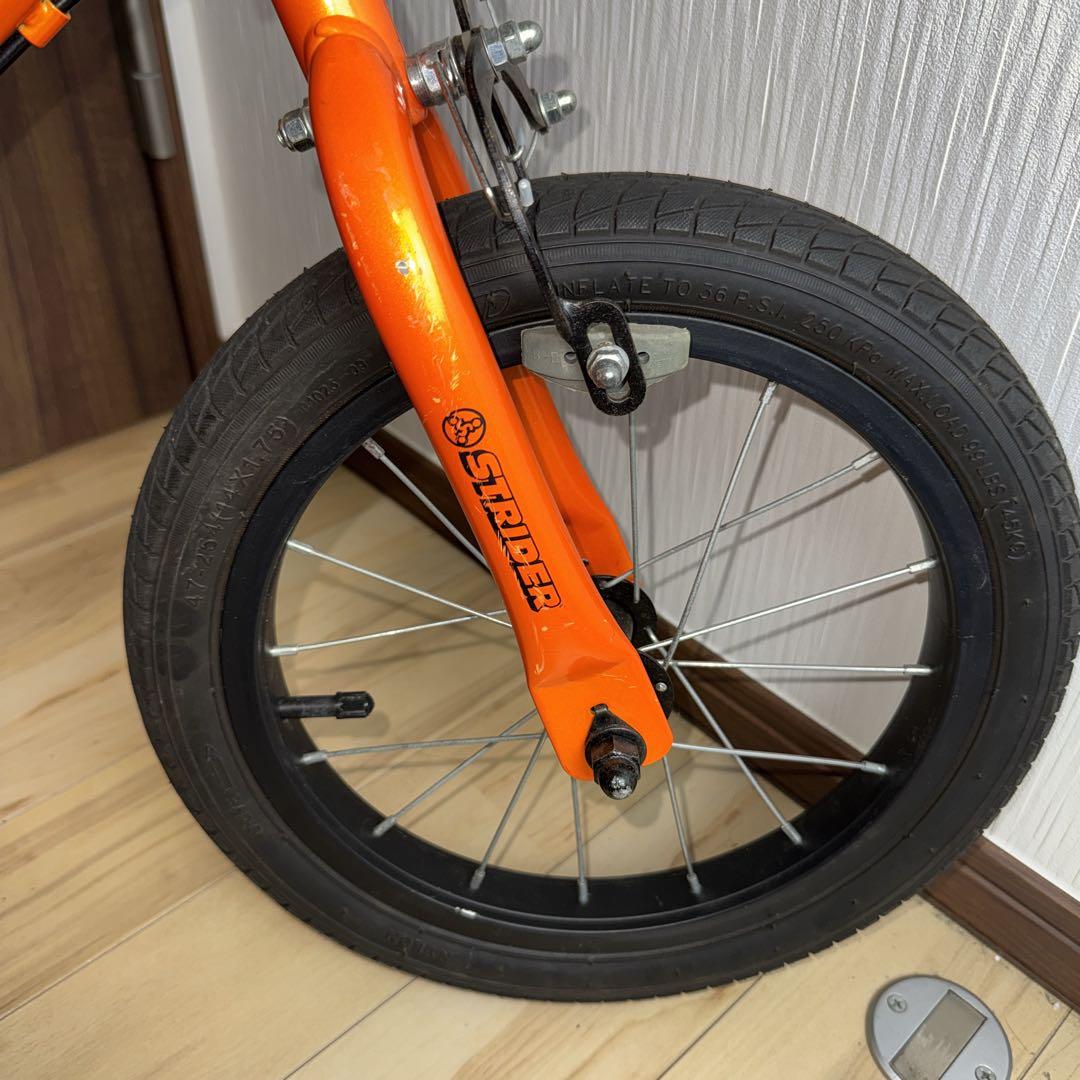STRIDER 14x ストライダー　オレンジ ペダル付き　オプション有り