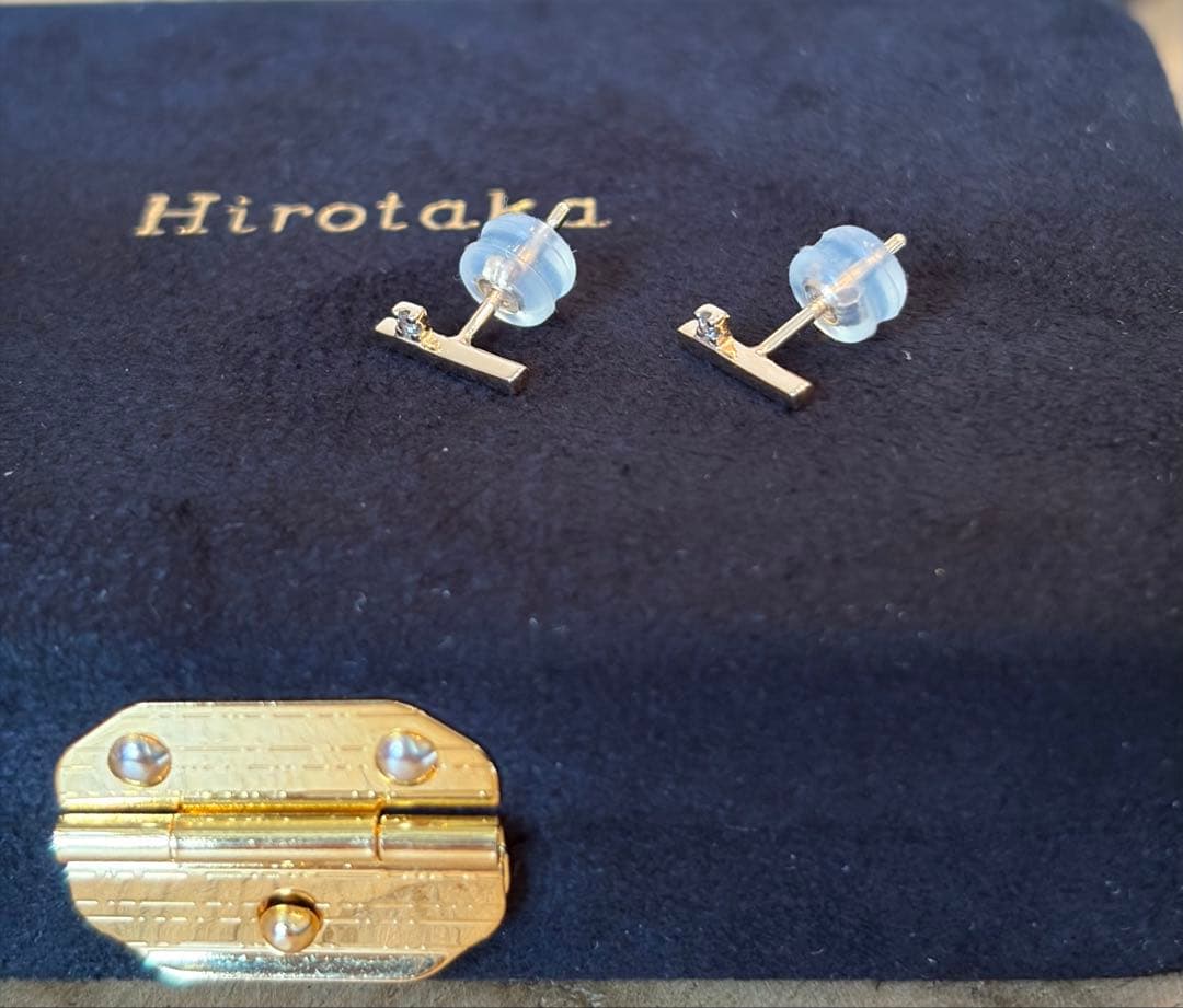 Hirotaka モスキート ダイヤモンドバーピアス <エストネーション別注>