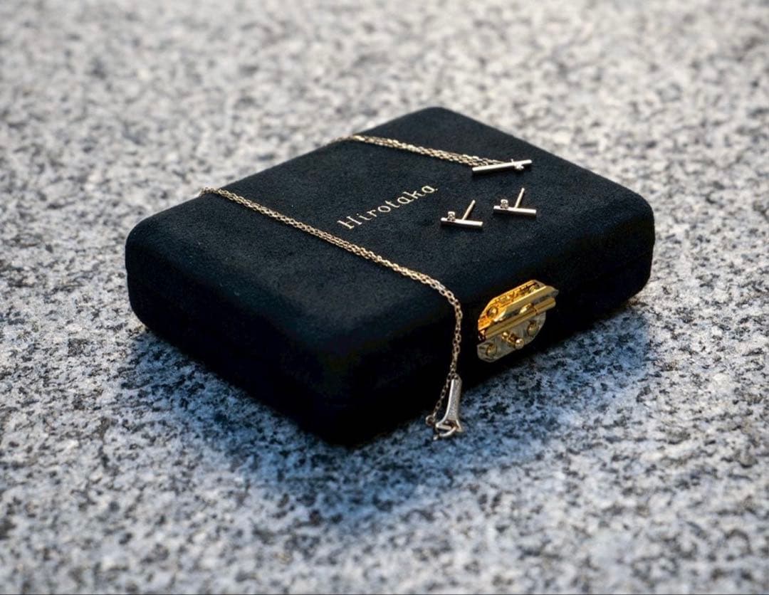 Hirotaka モスキート ダイヤモンドバーピアス <エストネーション別注>