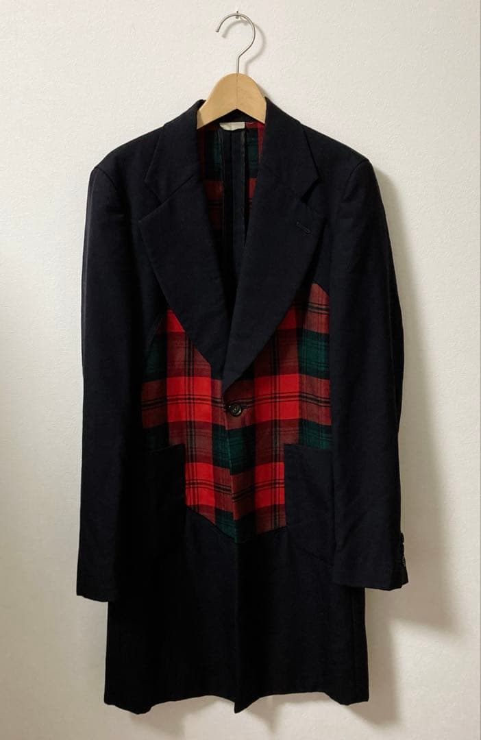 コムデギャルソンオムプリュス　14aw チェック　コート