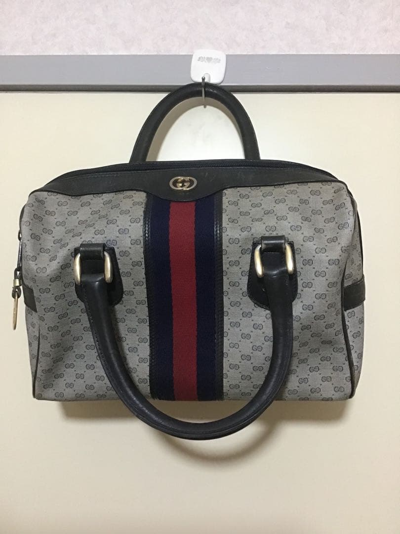 GUCCI GG柄 ヴィンテージ ボストンバッグ ジャンク