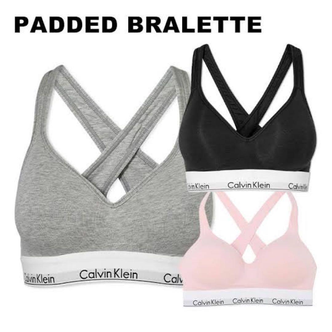   カルバンクライン ブラ QF1654 ブラック グレー